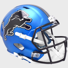 Preorder - Detroit Lions New Replica Full-Size Football Helmet 2024 Alternate - Ships 7.20.2024 - 757 Sports Collectibles