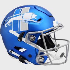 Detroit Lions SpeedFlex Football Helmet 2023 Alternate On-Field - Sports Collectibles, Sports Memorabilia, Sports Fan Shop, Sports Gifts