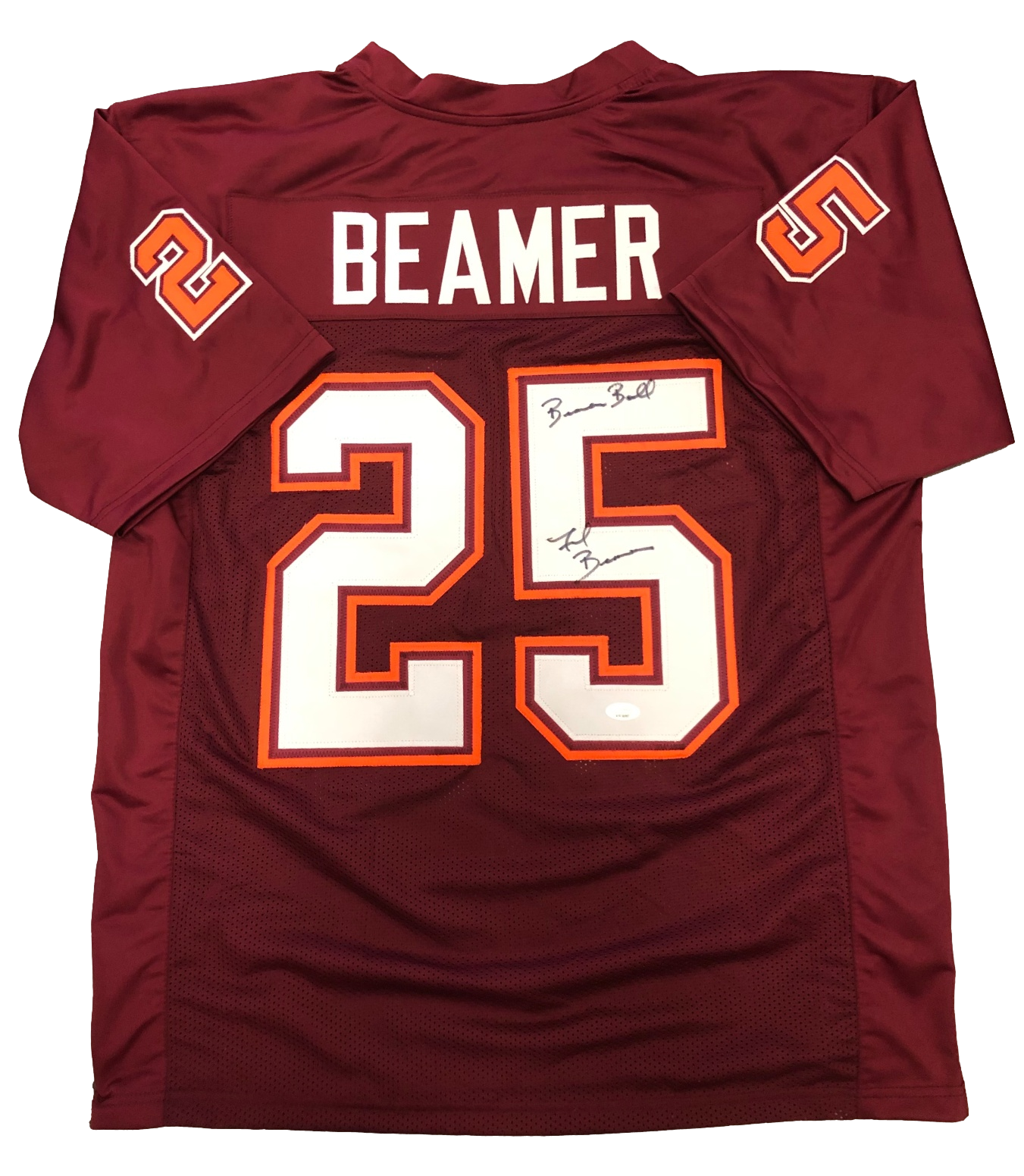Virginia Tech Hokies Frank Beamer Signed Auto Jersey 'Beamer Ball' - JSA W COA - 757 Sports Collectibles