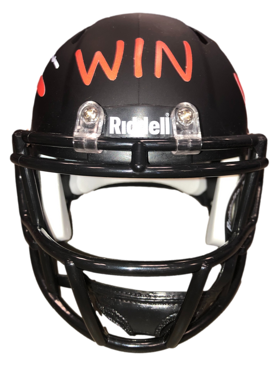 Virginia Tech Hokies Frank Beamer Signed Auto Lunch 'CHOF 18 & Beamer Ball' Full Size Replica Helmet - JSA W COA - 757 Sports Collectibles