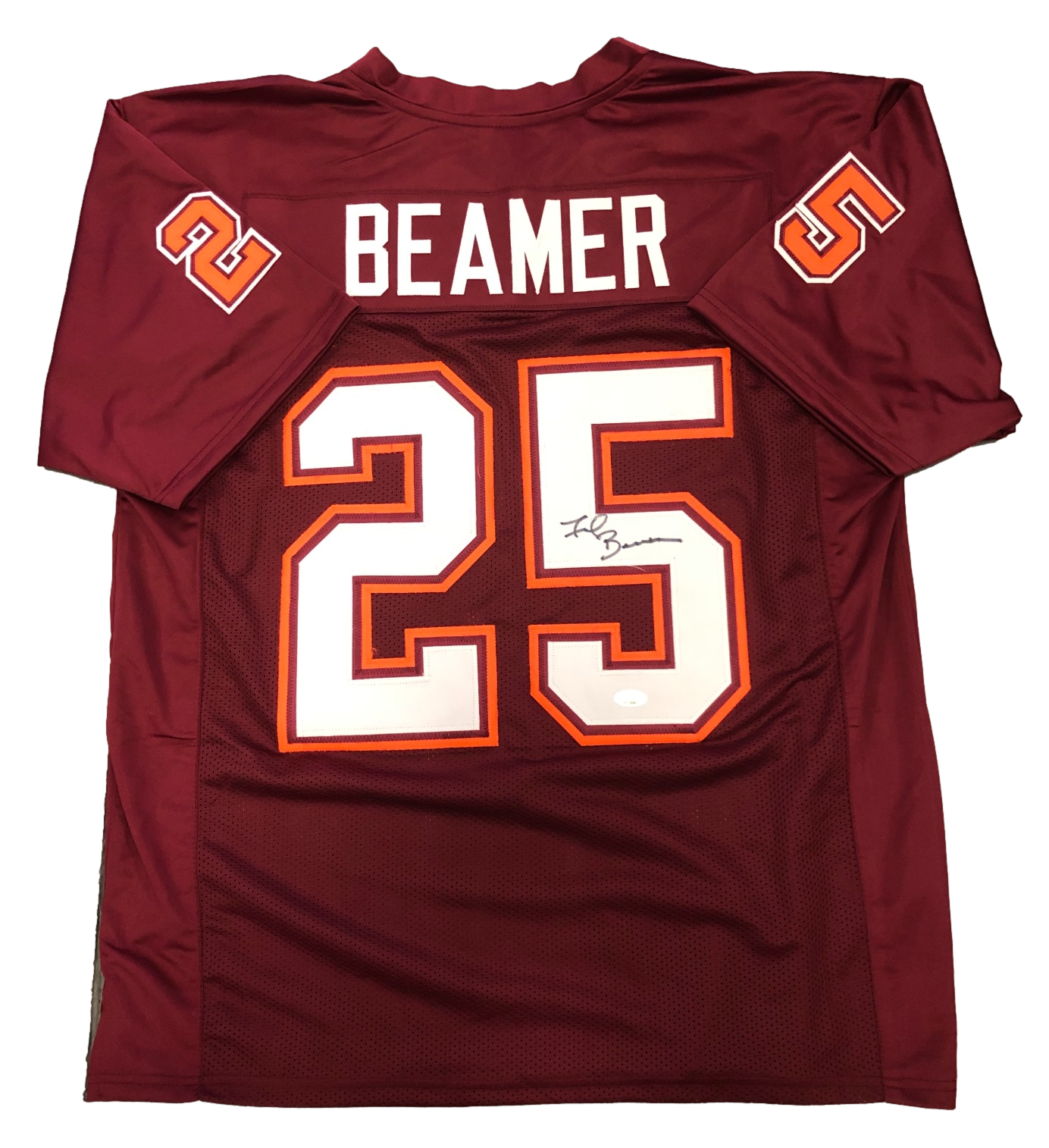 Virginia Tech Hokies Frank Beamer Signed Auto Jersey - JSA W COA - 757 Sports Collectibles
