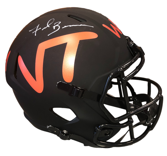 Virginia Tech Hokies Frank Beamer Signed Auto Lunch Full Size Replica Helmet - JSA W COA - 757 Sports Collectibles