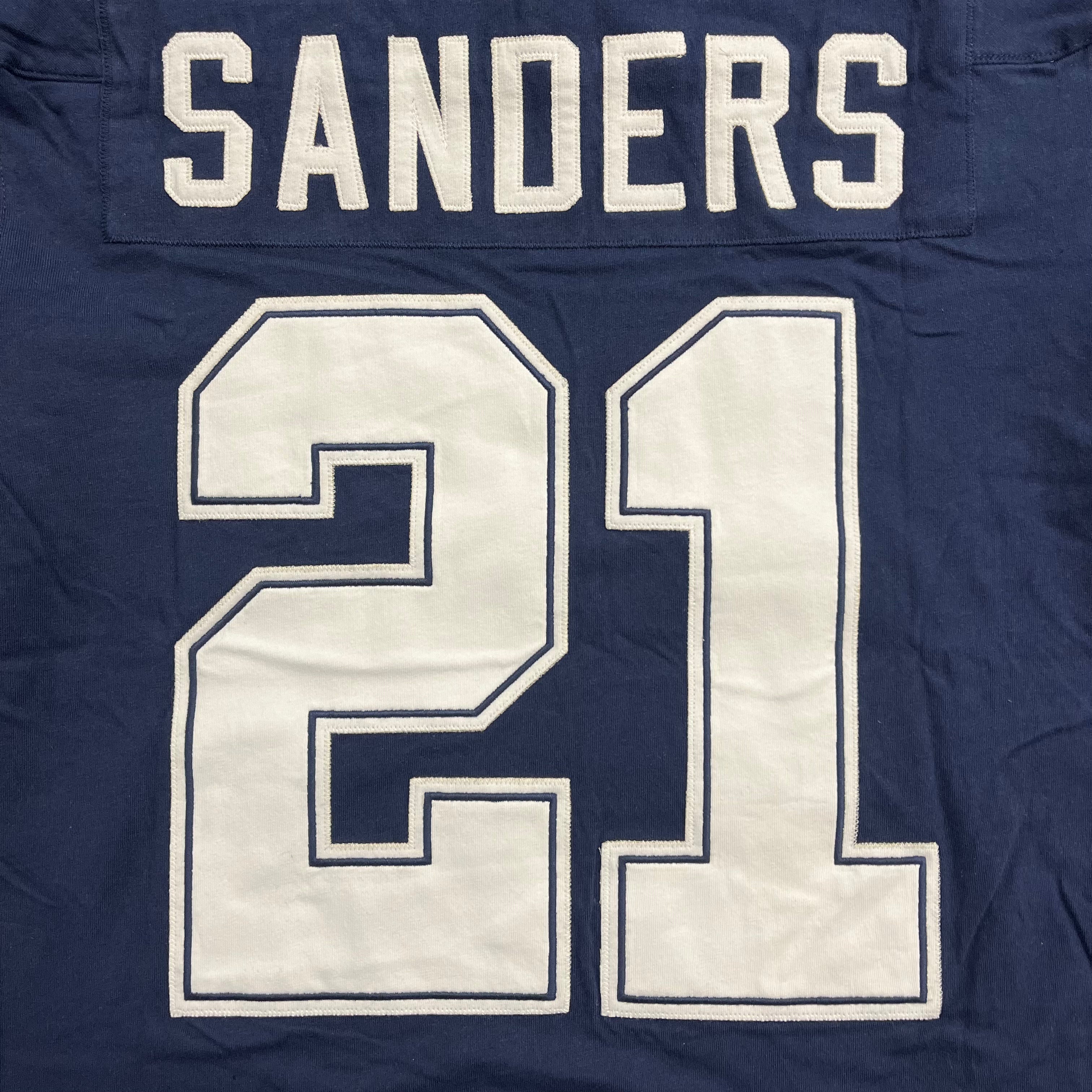 Deion Sanders Dallas Cowboys Throwback Retired Player Super Bowl Patch Long Sleeve Shirt - Sports Collectibles, Sports Memorabilia, Sports Fan Shop, Sports Gifts
