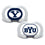 BYU Cougars Pacifier 2-Pack for Babies - Sports Gifts, Sports Memorabilia, Sports Collectibles, Fan Shop