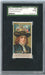 Graded 1888 W. Duke, Sons & Co. N76 Great Americans William Penn Baseball Tobacco Card SGC 1