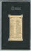 Graded 1888 W. Duke, Sons & Co. N76 Great Americans #N76 William Penn Baseball Tobacco Card SGC 1.5