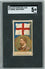 Graded 1886 Allen & Ginter Naval Flags N17 Admiral Great Britain Baseball Tobacco Card SGC 5 Excellent