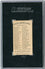 Graded 1888 N76 W. Duke, Sons & Co. Great Americans #DICTIONARY Noah Webster Baseball Tobacco Card SGC 4.5