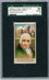 Graded 1888 N76 W. Duke, Sons & Co. Great Americans #BW Benjamin West Baseball Tobacco Card SGC 4