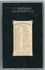 Graded 1888 N76 W. Duke, Sons & Co. Great Americans #WEBSTER Daniel Webster Baseball Tobacco Card SGC 5