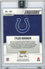 2025 Panini Instant Tyler Warren #164 Magma 1/1 Indianapolis Colts Rookie RC Football Card