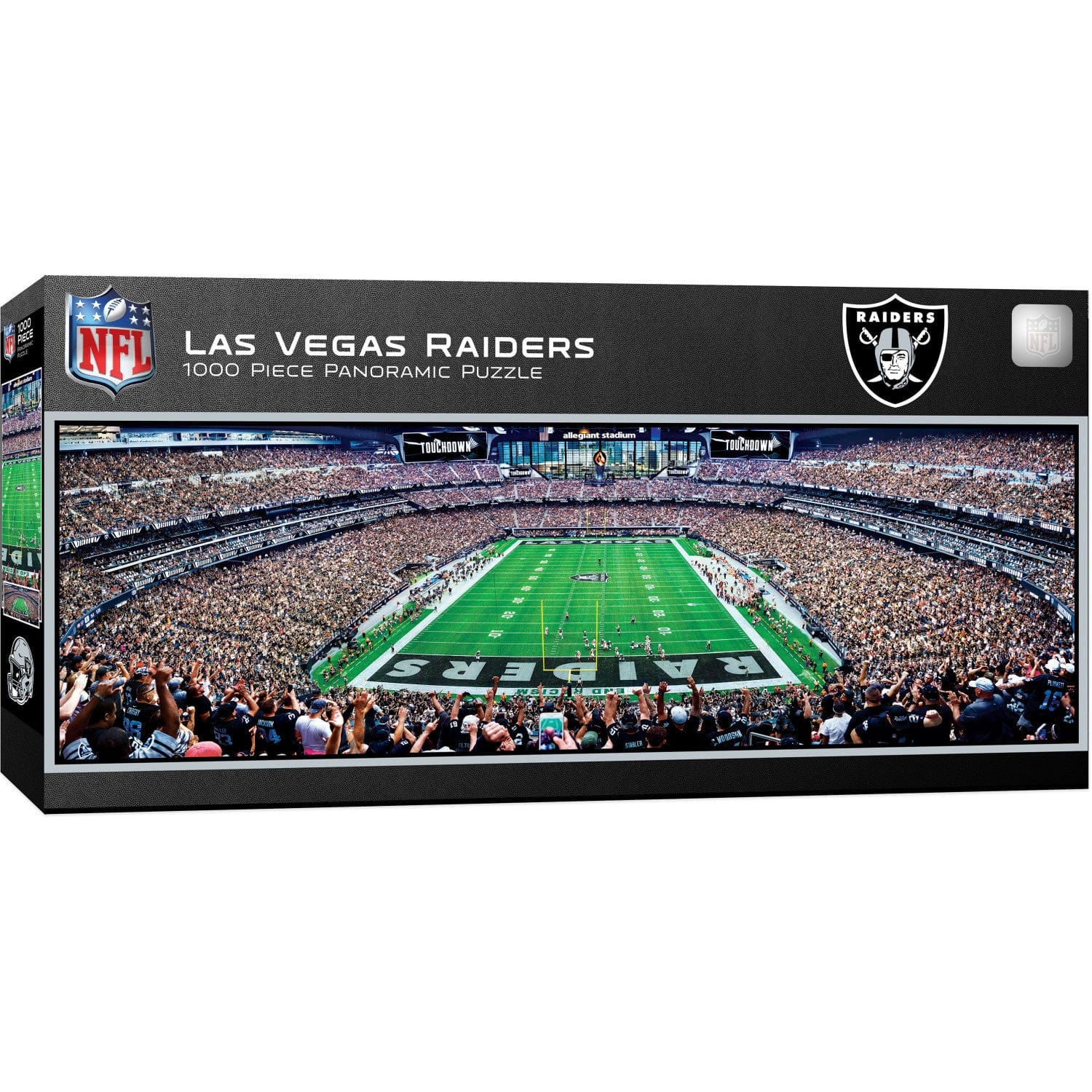 Las Vegas Raiders 1000 Piece Panoramic Jigsaw Puzzle - End View