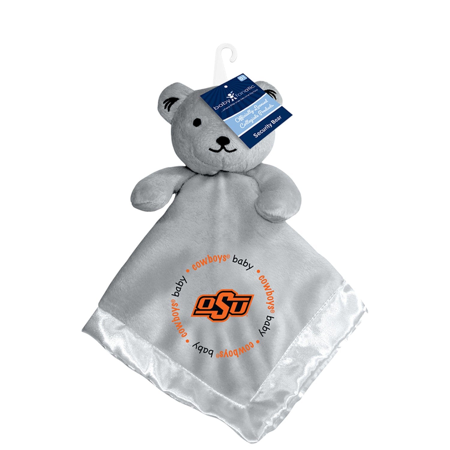Oklahoma State Cowboys Security Bear - Gray - Sports Gifts, Sports Memorabilia, Sports Collectibles, Fan Shop