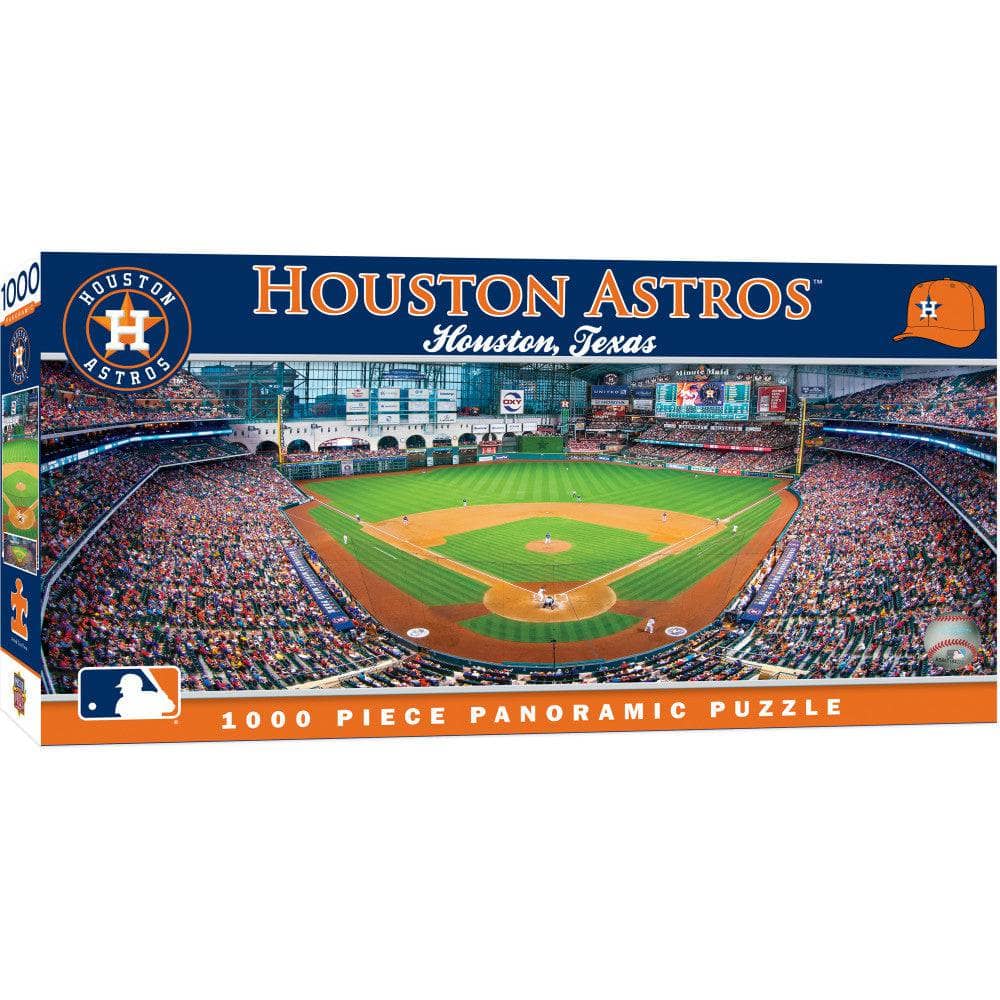 Houston Astros 1000 Piece Panoramic Jigsaw Puzzle - Sports Gifts, Sports Memorabilia, Sports Collectibles, Fan Shop