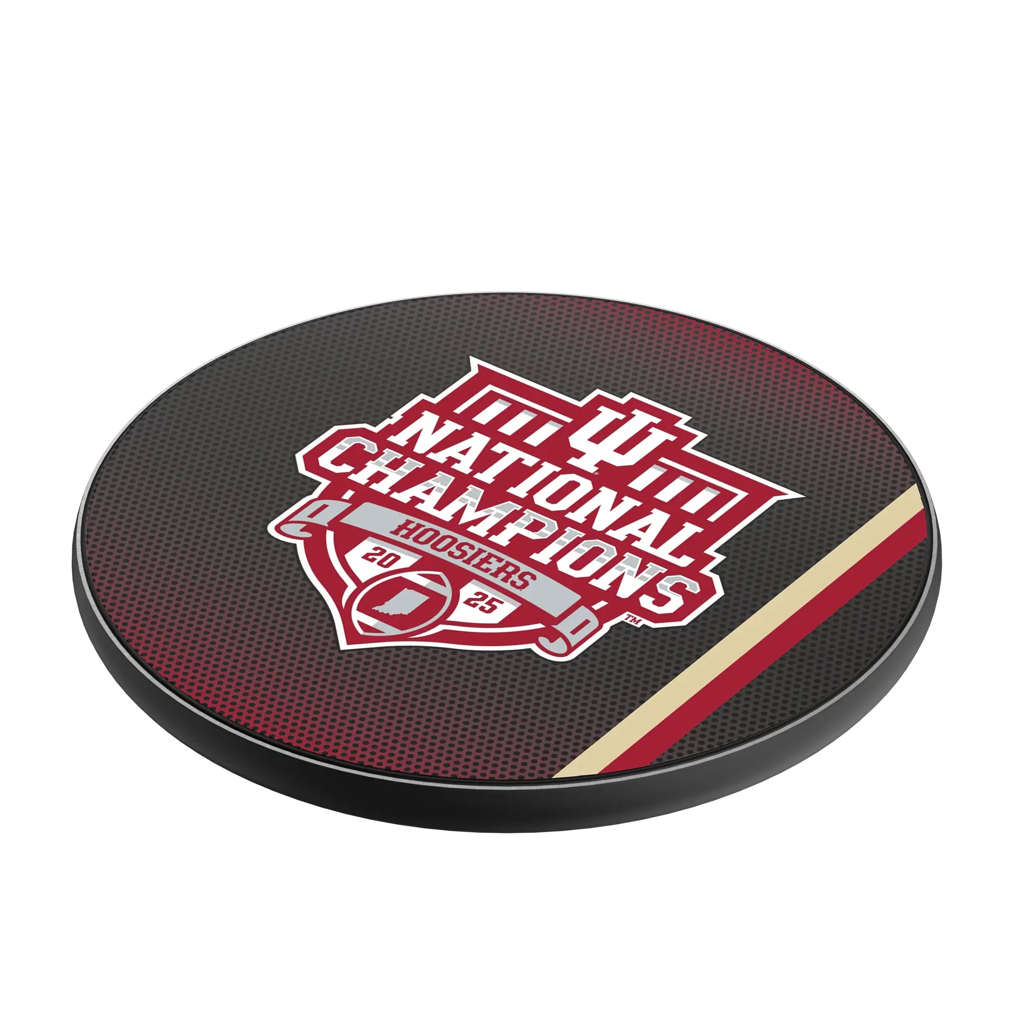 Indiana University Hoosiers 2025 College Football Playoff National Champion 15-Watt Wireless Charger