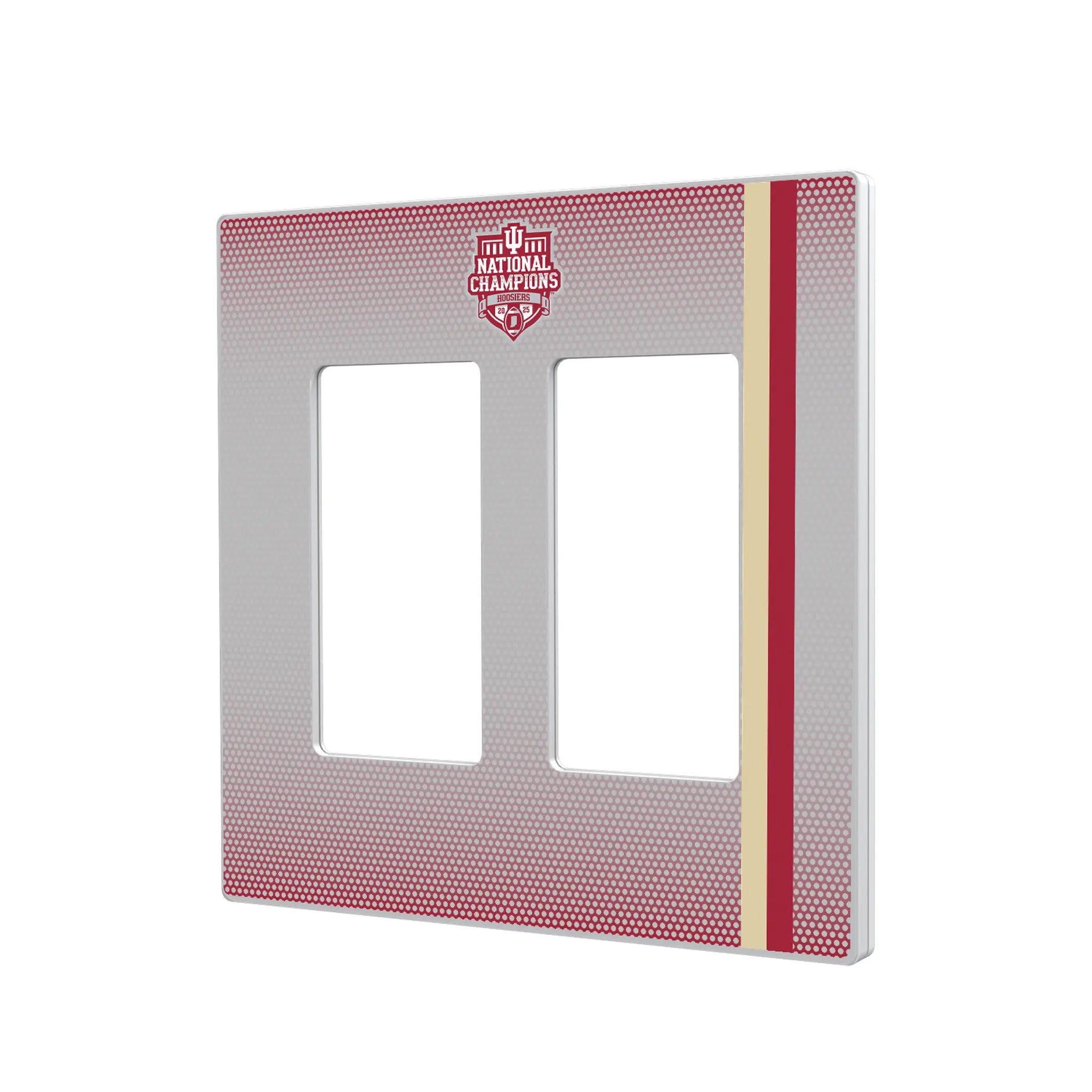 Indiana University Hoosiers 2025 College Football Playoff National Champion Hidden-Screw Light Switch Plate