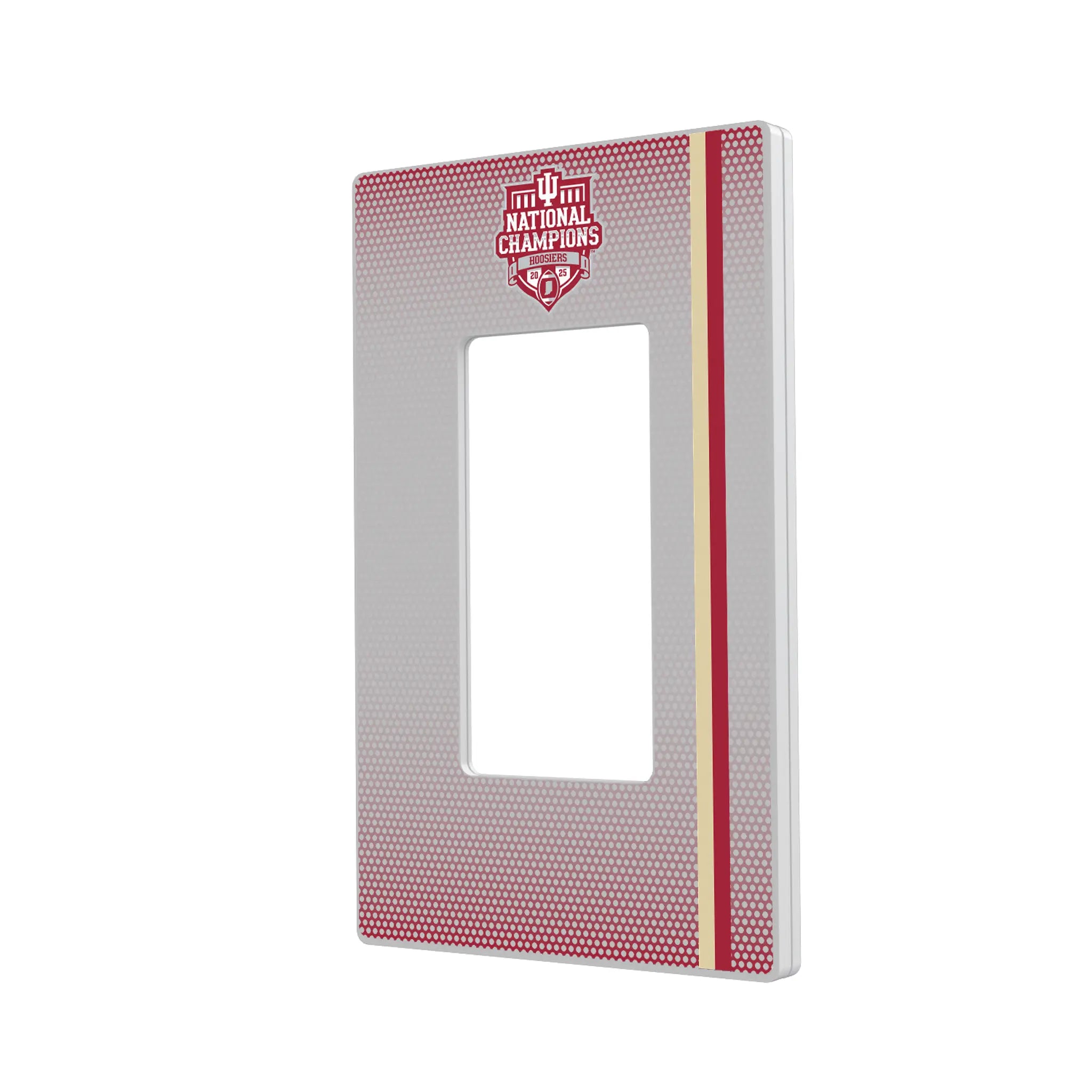 Indiana University Hoosiers 2025 College Football Playoff National Champion Hidden-Screw Light Switch Plate
