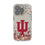 Indiana University Hoosiers Confetti Clear Phone Case for Apple iPhone