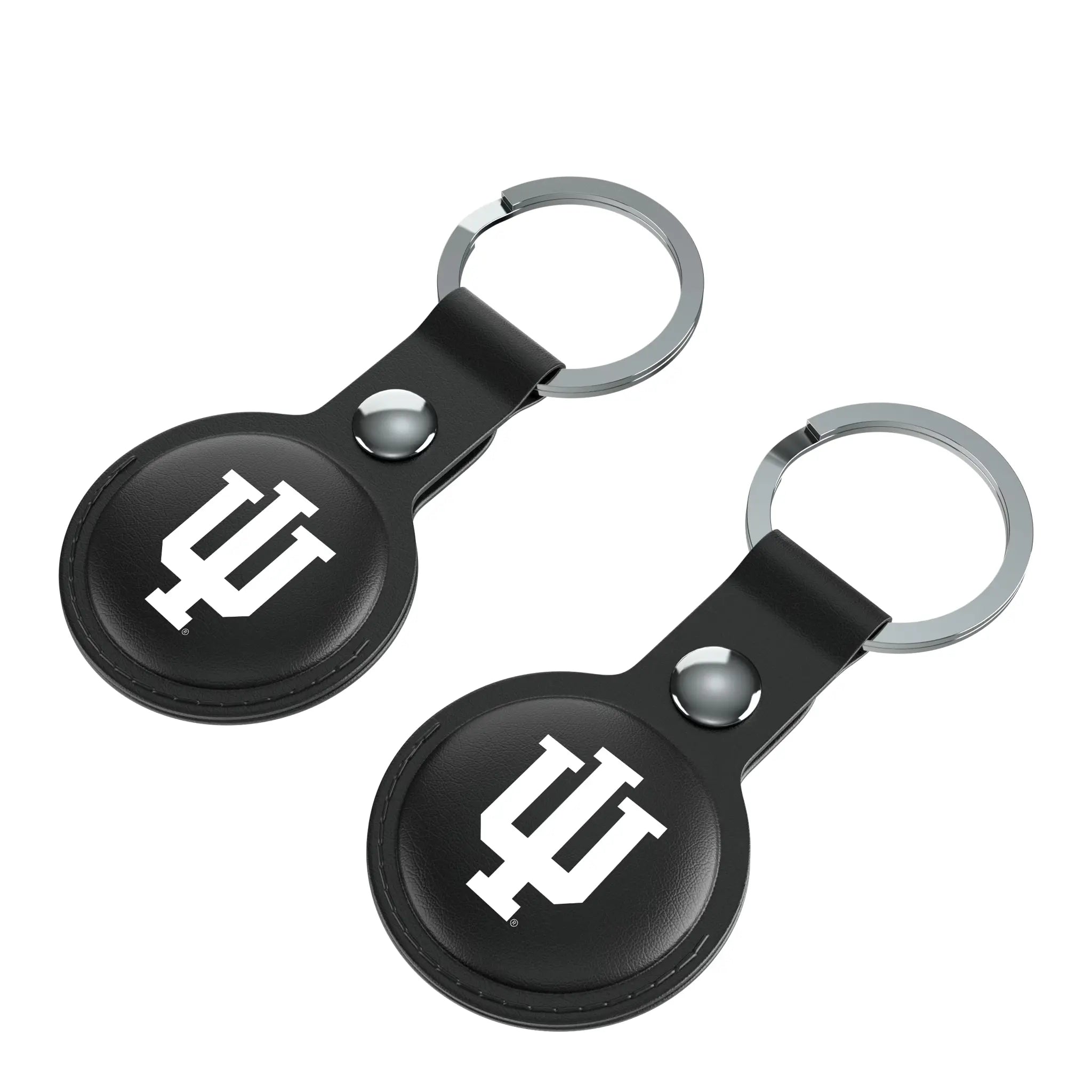 Indiana University Hoosiers Insignia Black Airtag Holder 2-Pack