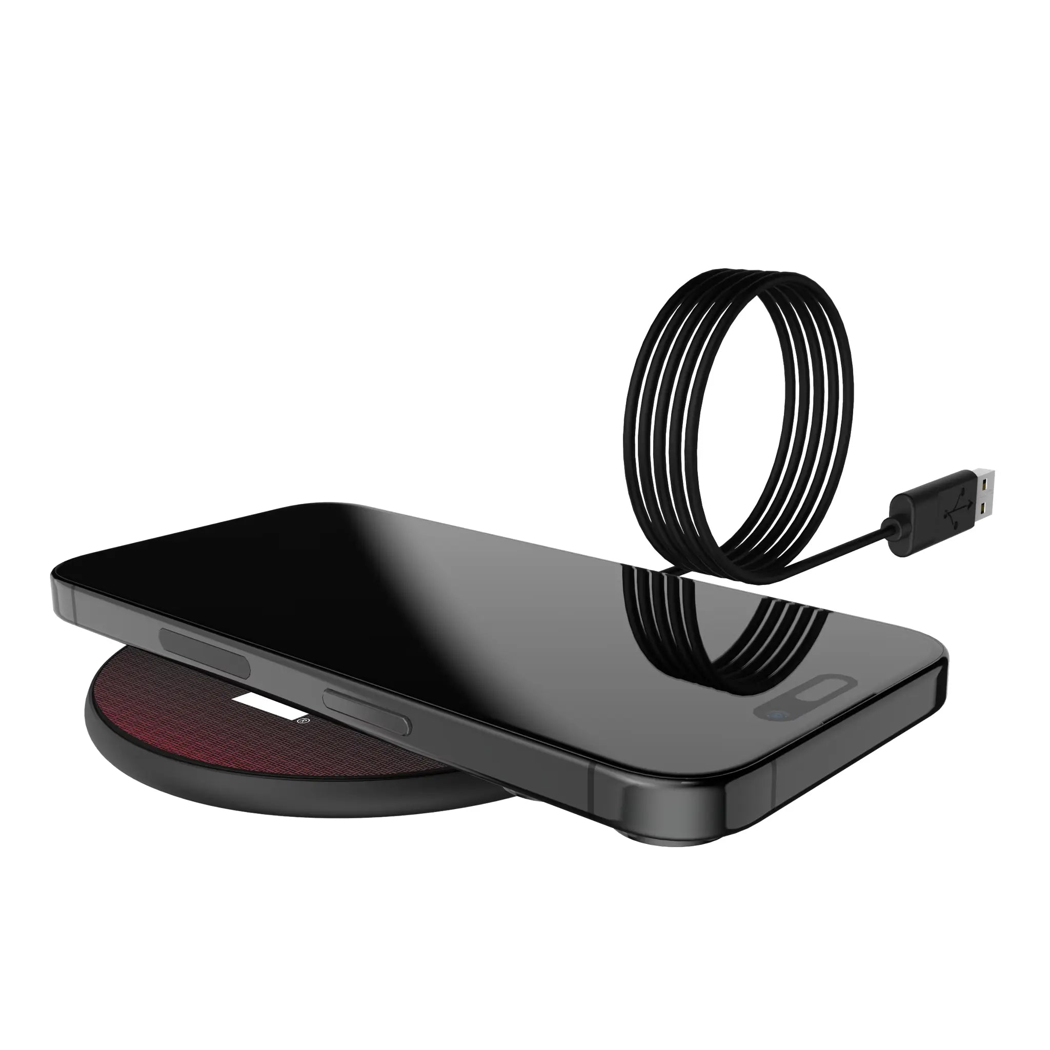 Indiana University Hoosiers Linen 15-Watt Wireless Charger