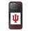 Indiana University Hoosiers Linen Bling Phone Case for Apple iPhone