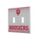 Indiana University Hoosiers Linen Hidden-Screw Light Switch Plate