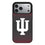 Indiana University Hoosiers Linen MagSafe Compatible Phone Case for Apple iPhone