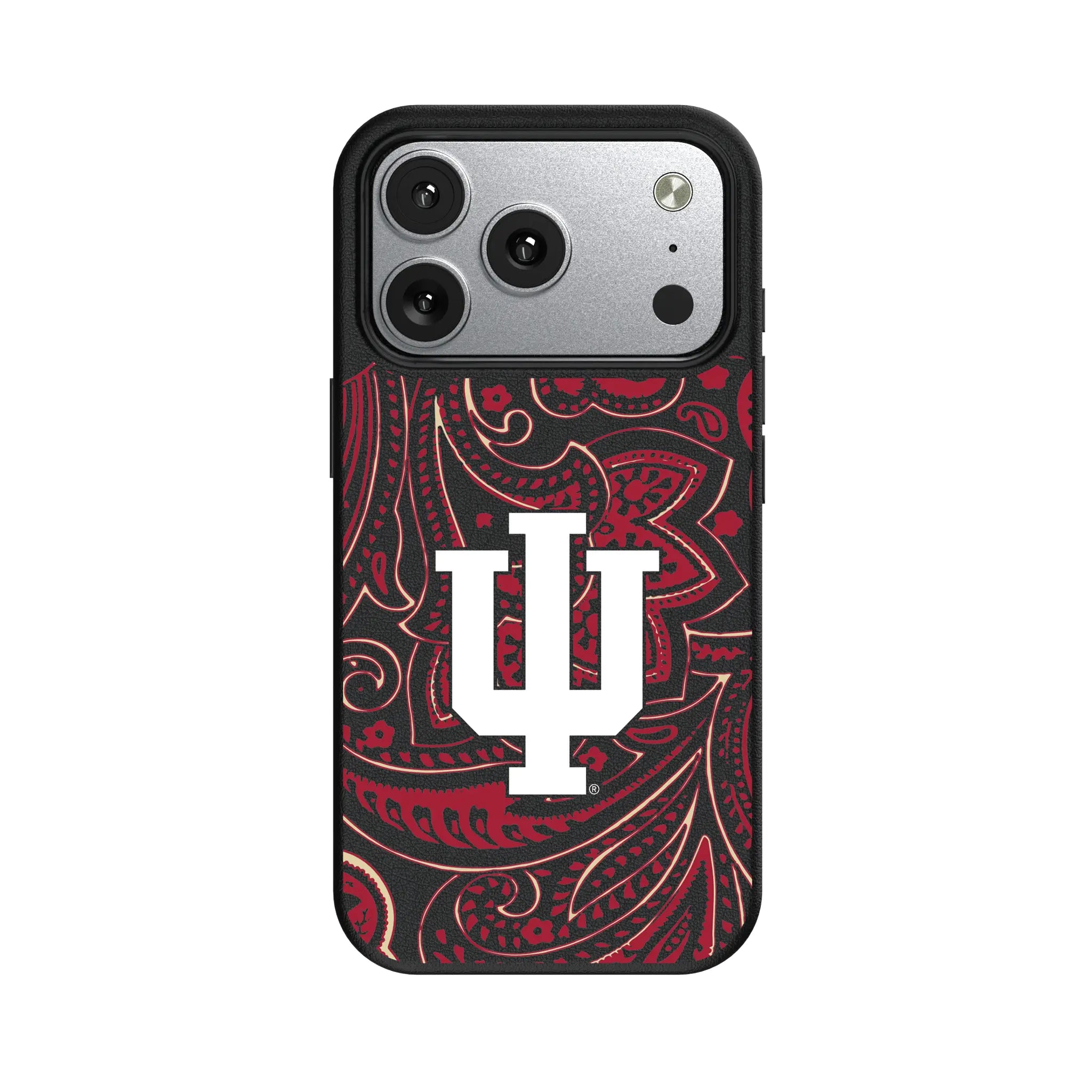 Indiana University Hoosiers Paisley MagSafe Compatible Phone Case for Apple iPhone