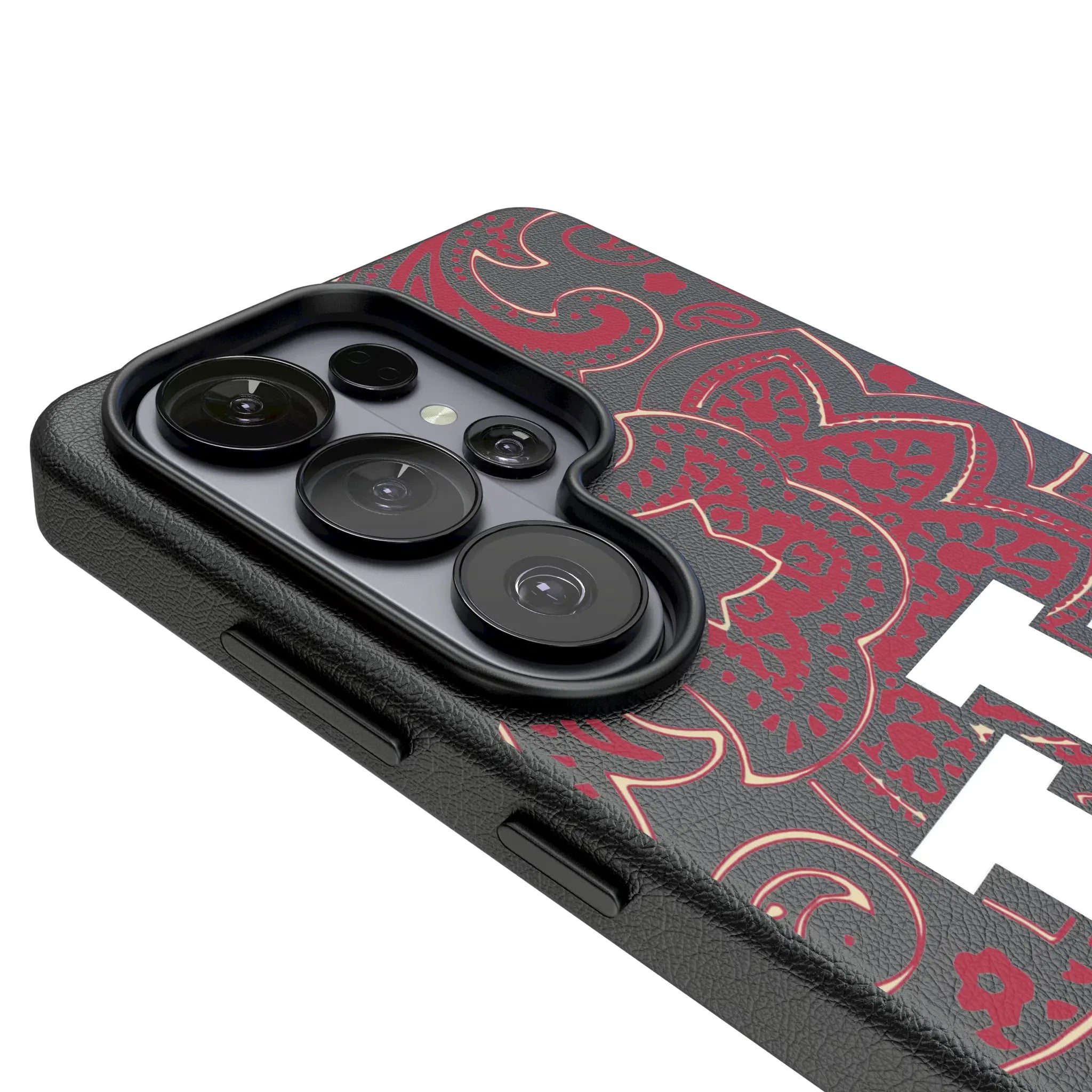 Indiana University Hoosiers Paisley MagSafe Compatible Phone Case for Samsung Galaxy