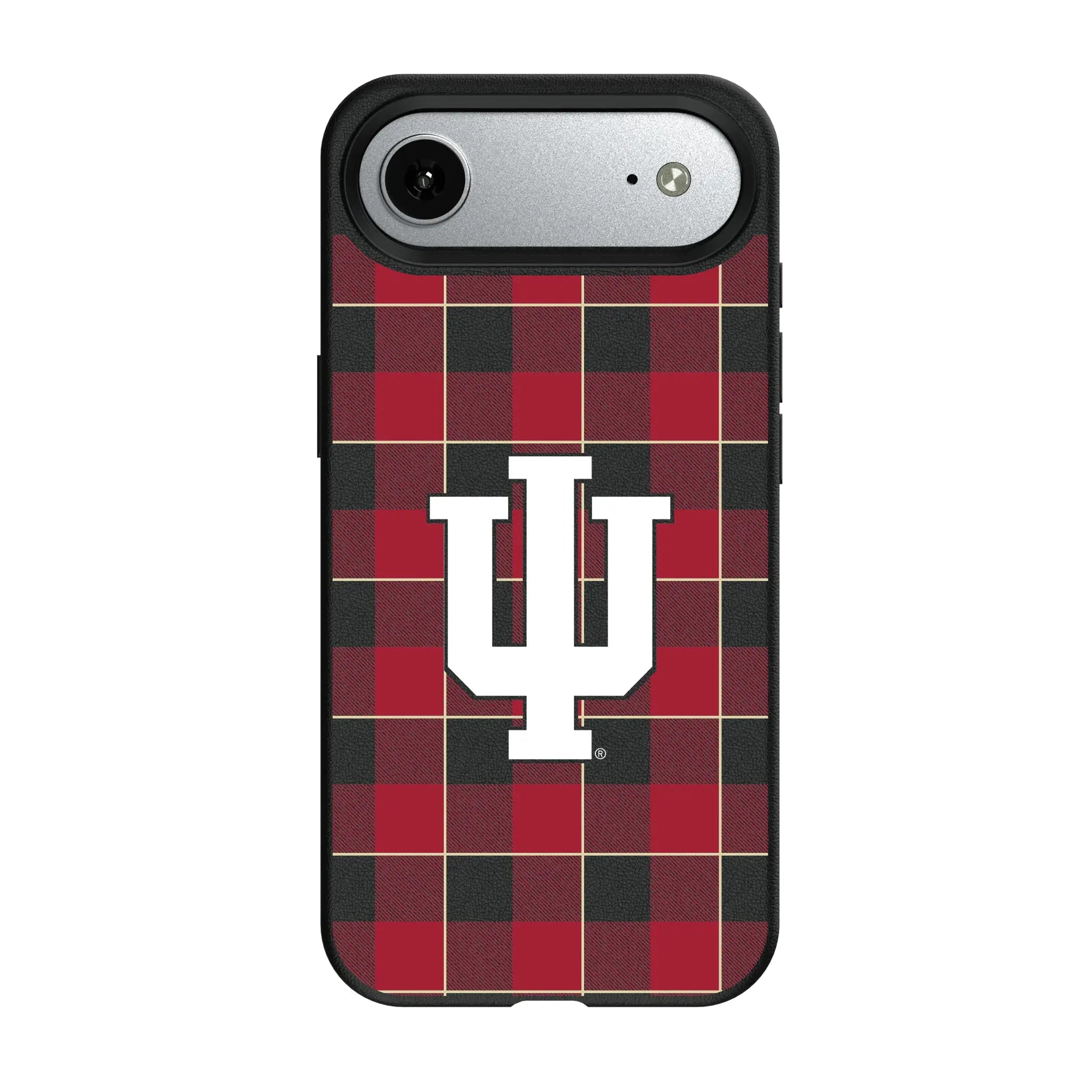 Indiana University Hoosiers Plaid MagSafe Compatible Phone Case for Apple iPhone