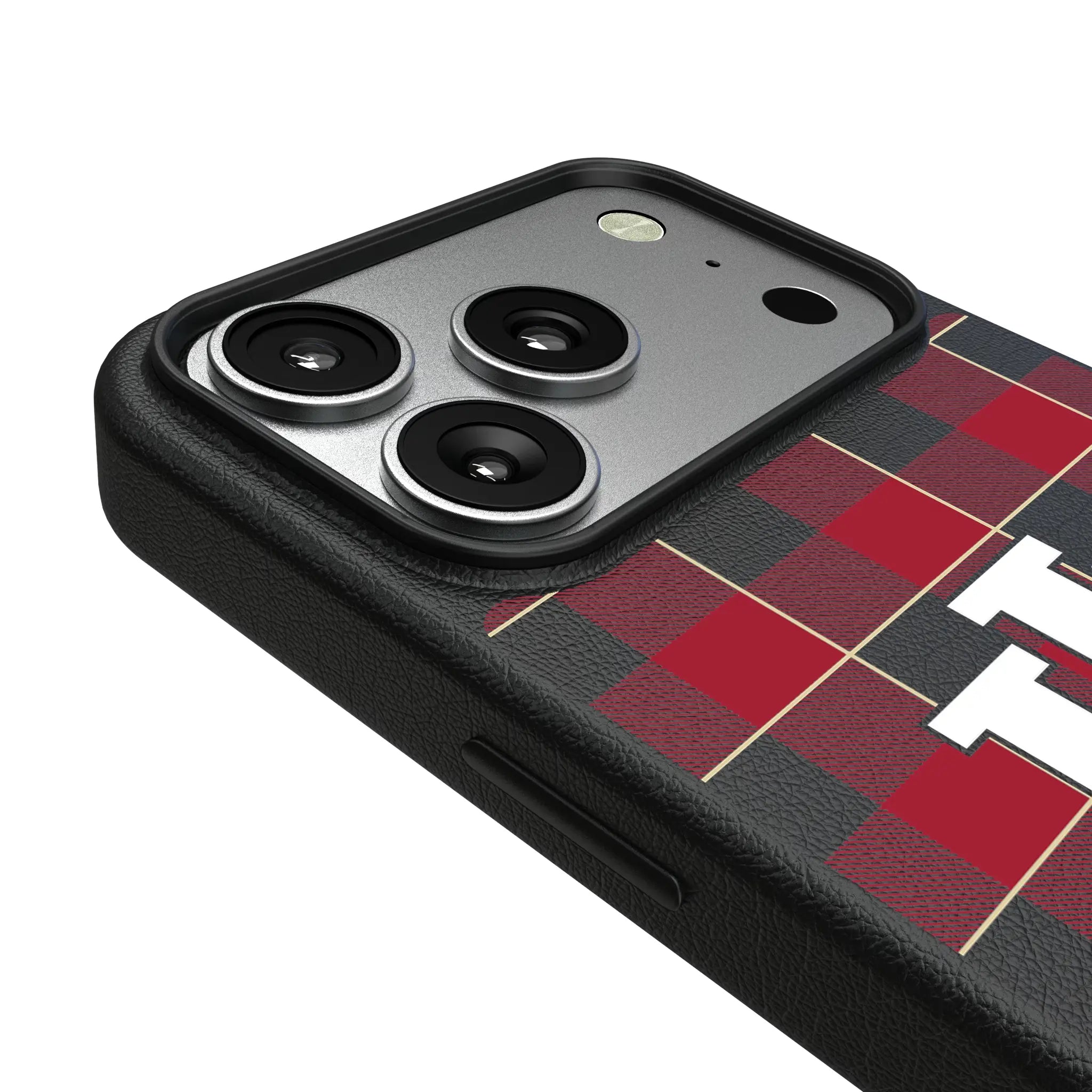 Indiana University Hoosiers Plaid MagSafe Compatible Phone Case for Apple iPhone