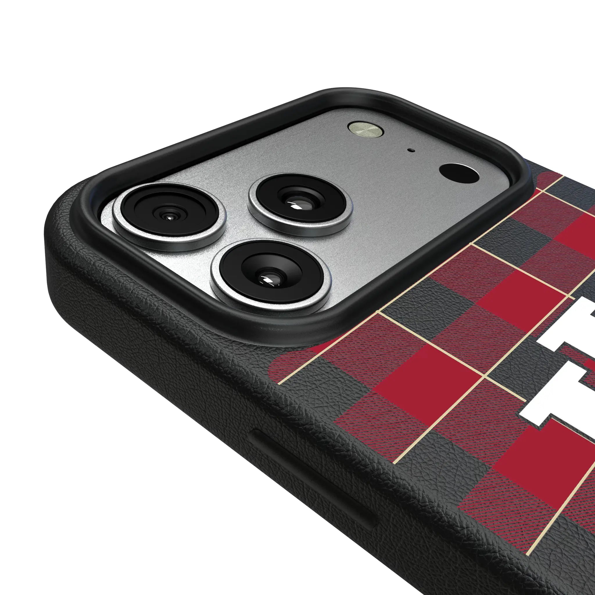 Indiana University Hoosiers Plaid MagSafe Compatible Phone Case for Apple iPhone