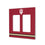 Indiana University Hoosiers Stripe Hidden-Screw Light Switch Plate