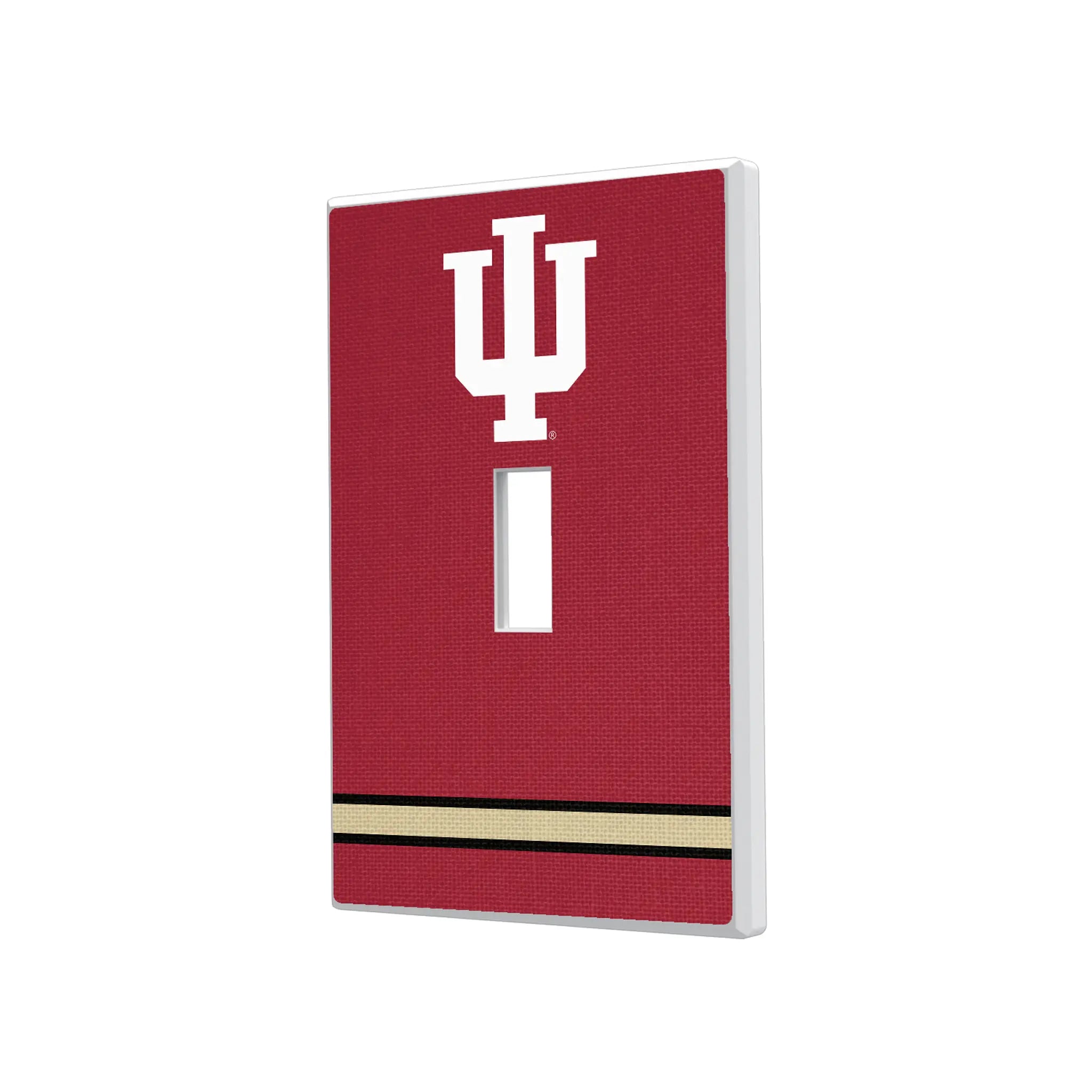 Indiana University Hoosiers Stripe Hidden-Screw Light Switch Plate