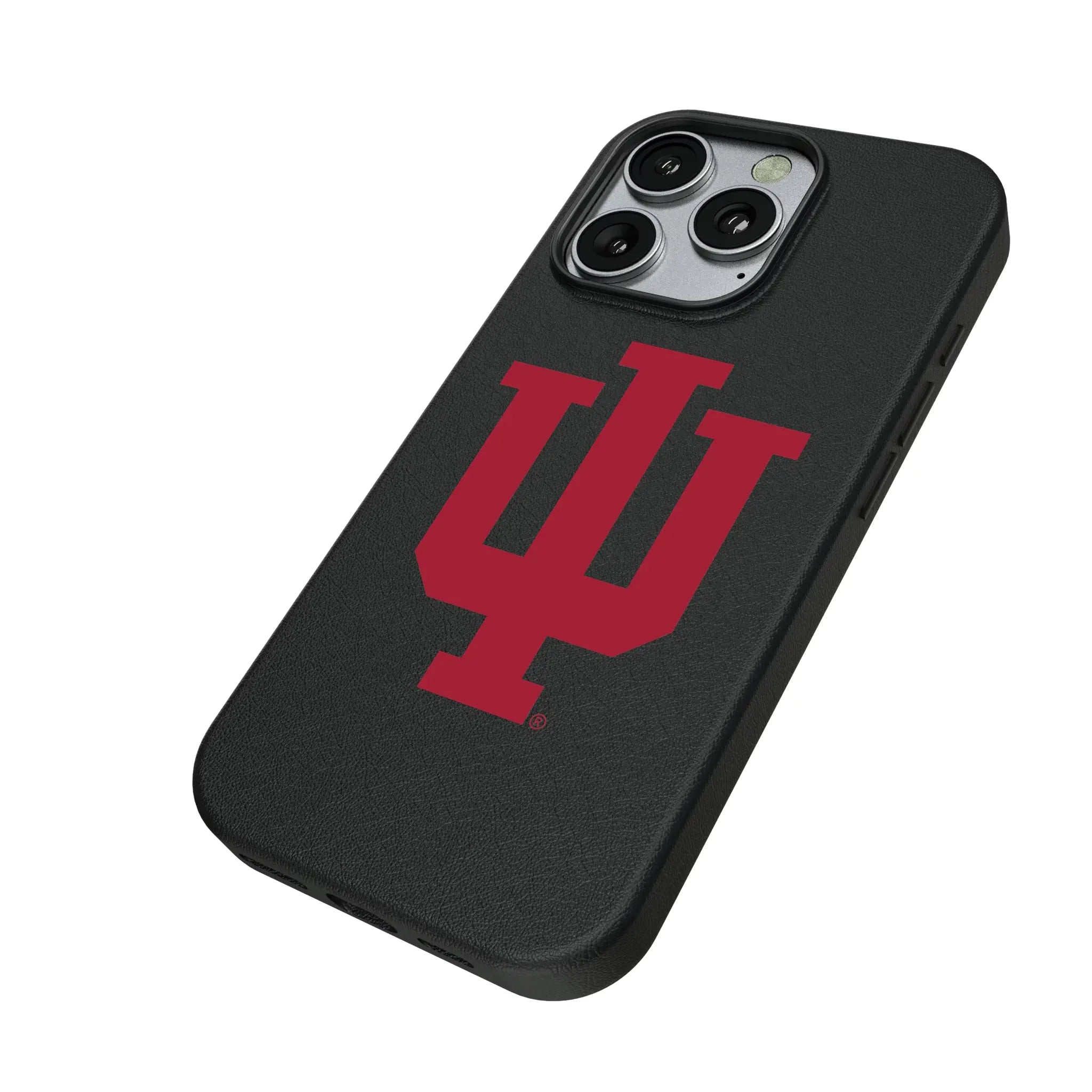 Indiana University Hoosiers Text Backdrop MagSafe Compatible Phone Case for Apple iPhone
