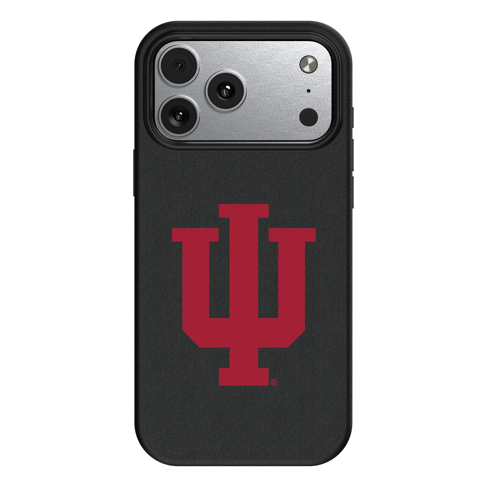 Indiana University Hoosiers Text Backdrop MagSafe Compatible Phone Case for Apple iPhone
