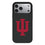 Indiana University Hoosiers Text Backdrop MagSafe Compatible Phone Case for Apple iPhone