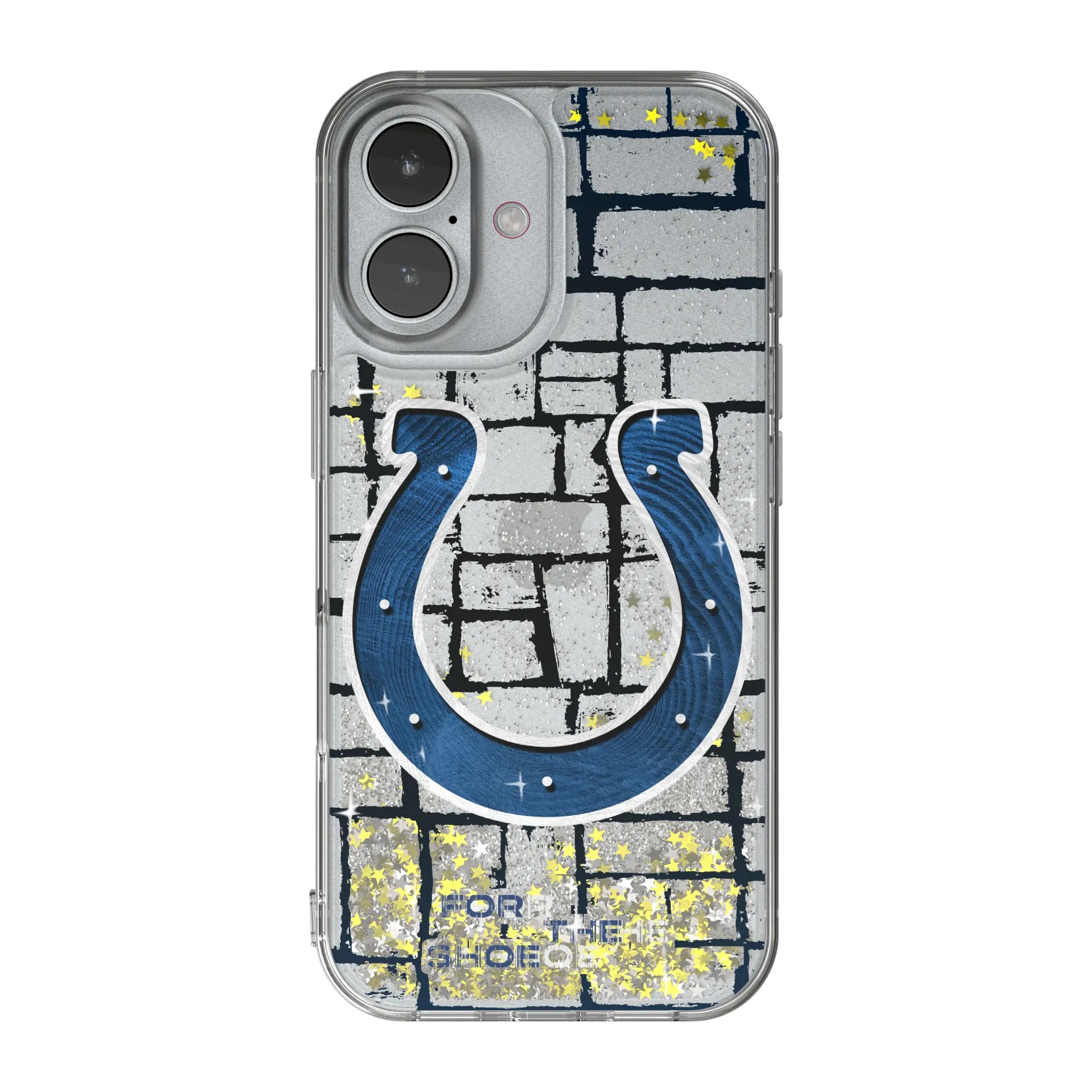 Indianapolis Colts Brick Glitter Phone Case for Apple iPhone