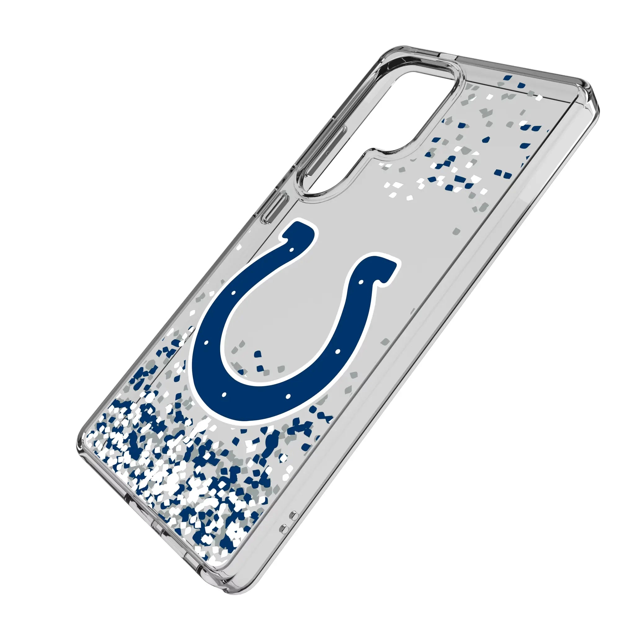 Indianapolis Colts Confetti Clear Phone Case for Samsung Galaxy