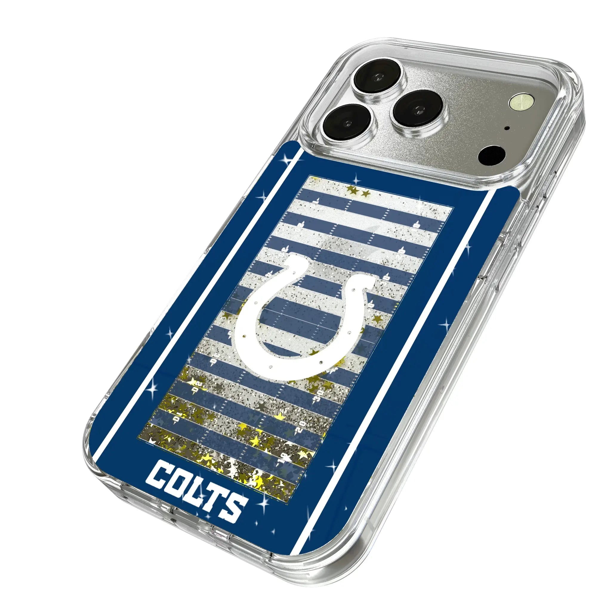 Indianapolis Colts Field Glitter Phone Case