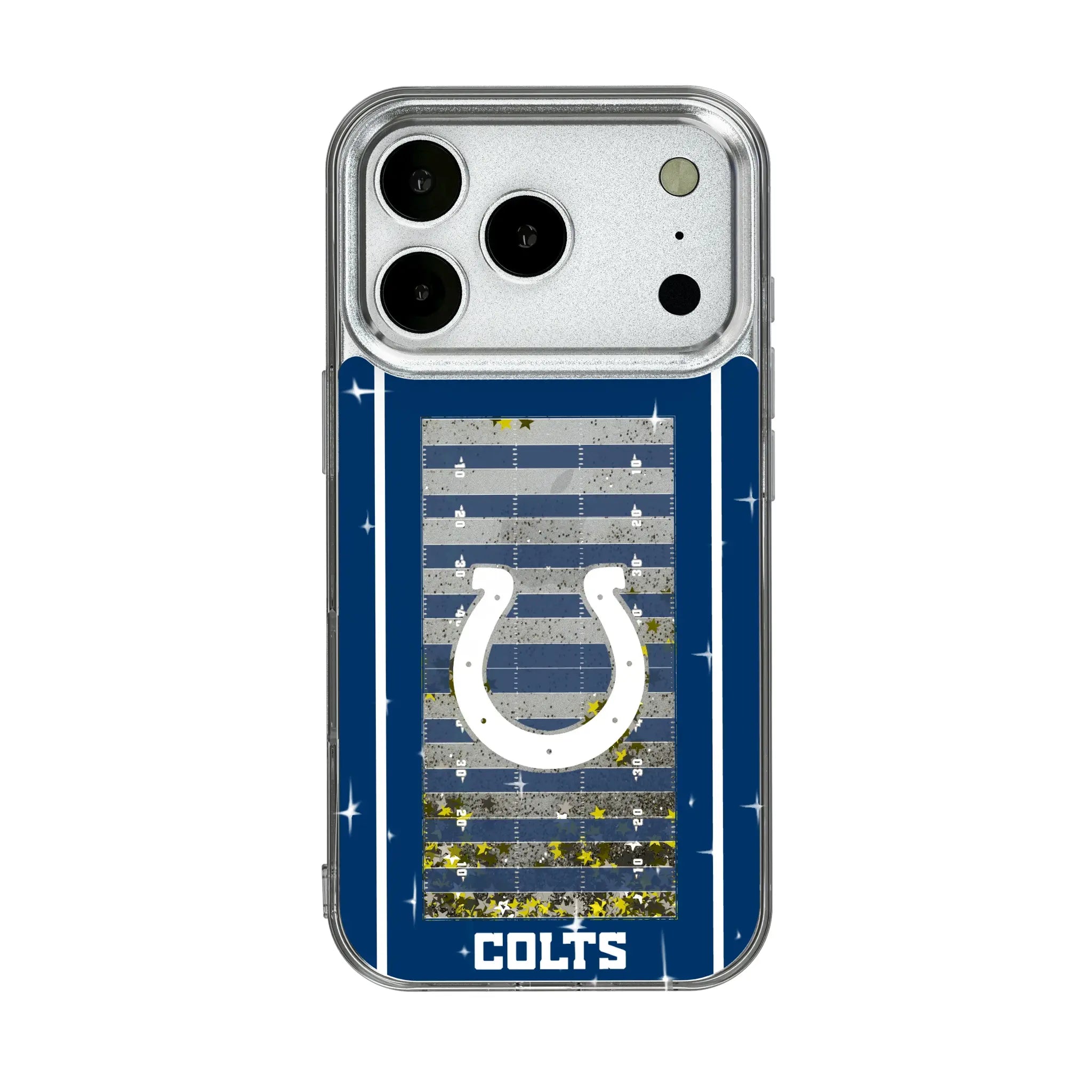 Indianapolis Colts Field Glitter Phone Case