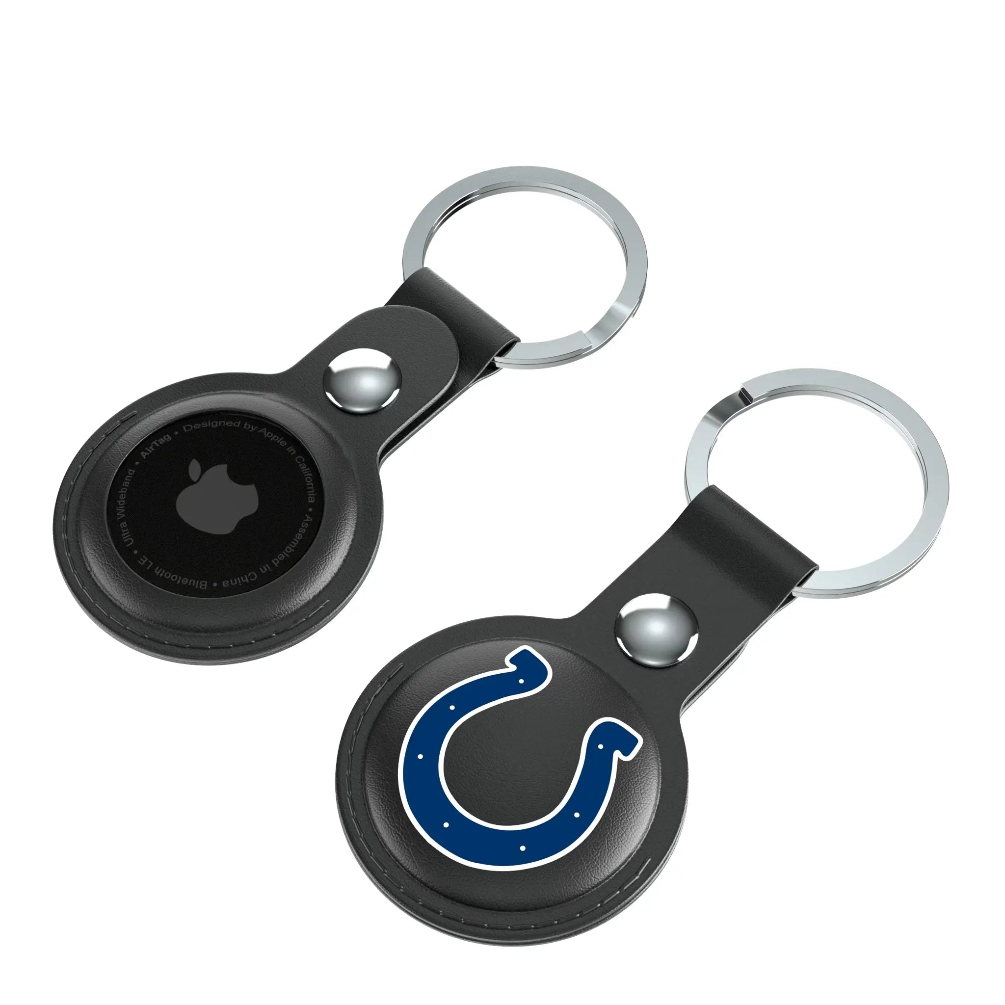 Indianapolis Colts Insignia Black Airtag Holder 2-Pack