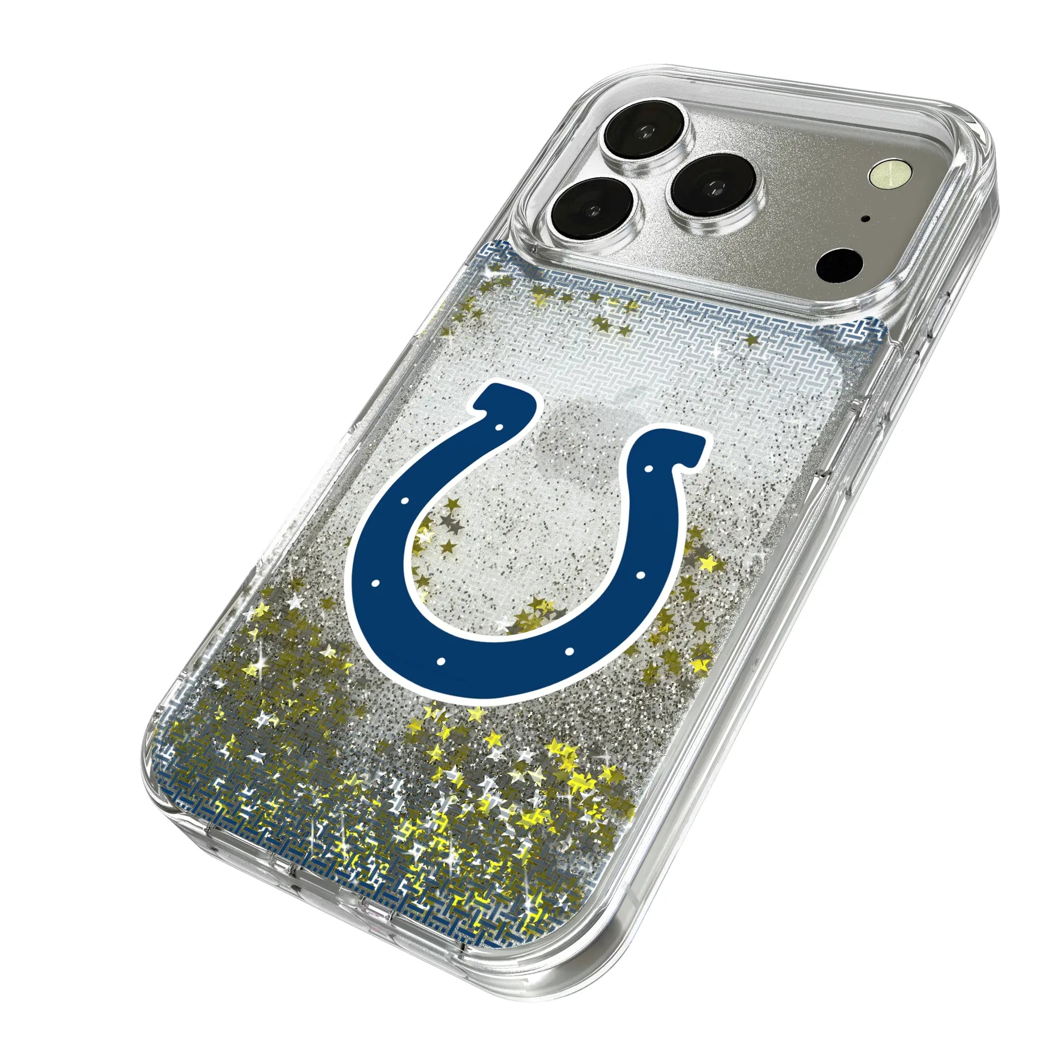 Indianapolis Colts Linen Glitter Phone Case