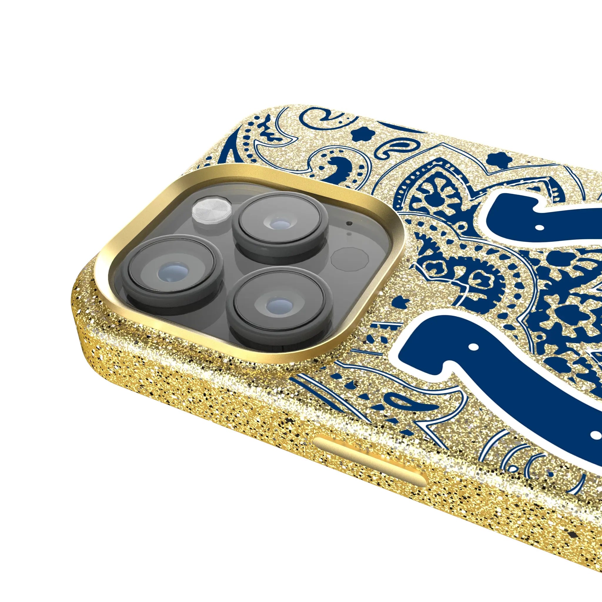 Indianapolis Colts Paisley Bling Phone Case