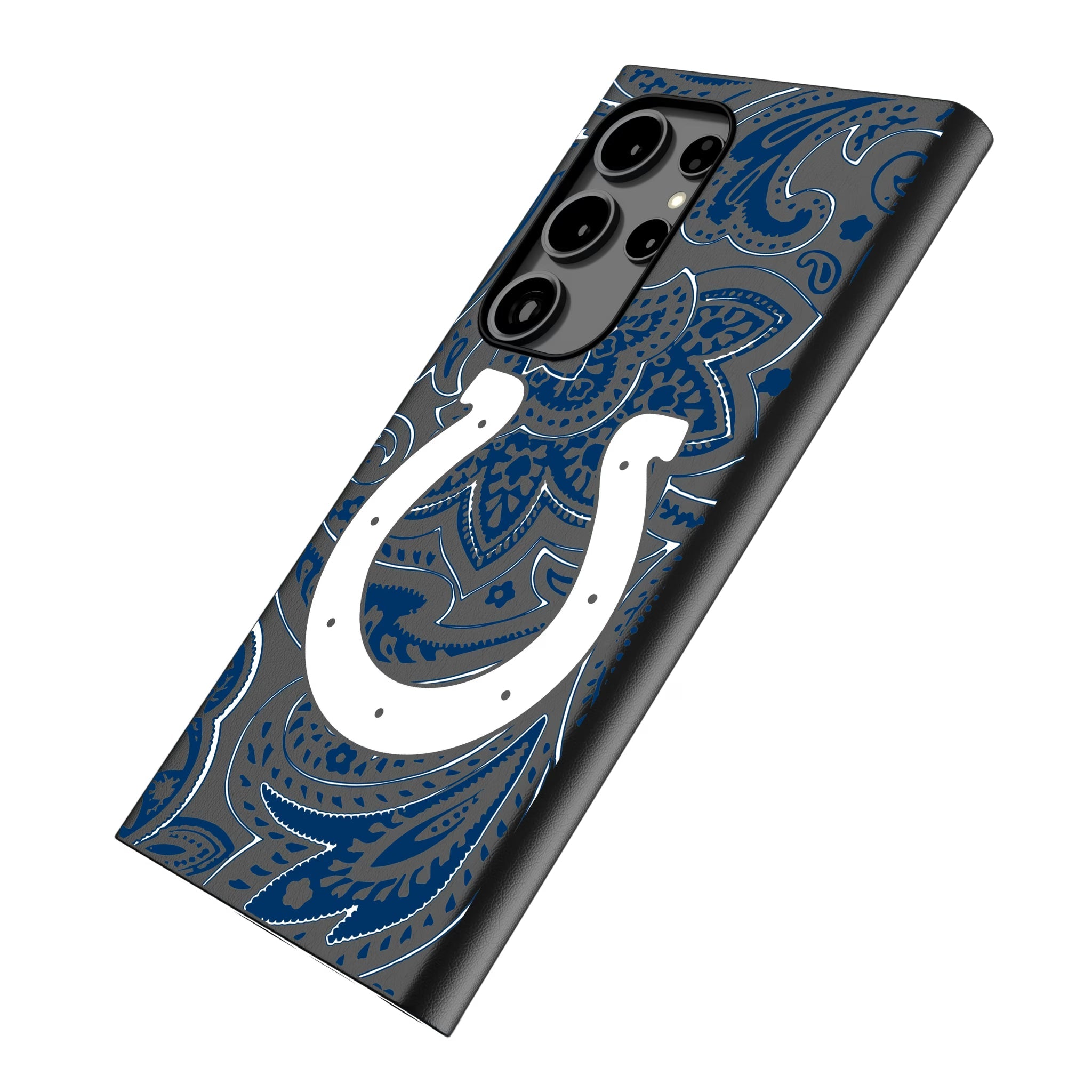 Indianapolis Colts Paisley MagSafe Compatible Phone Case for Samsung Galaxy