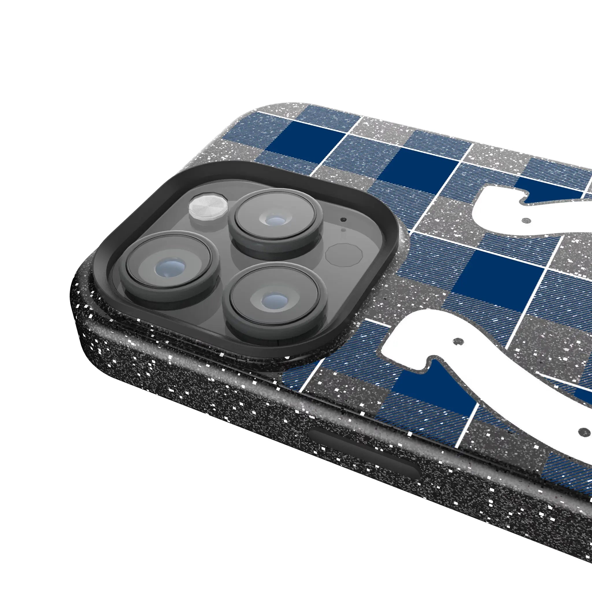 Indianapolis Colts Plaid Bling Phone Case