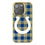 Indianapolis Colts Plaid Bling Phone Case