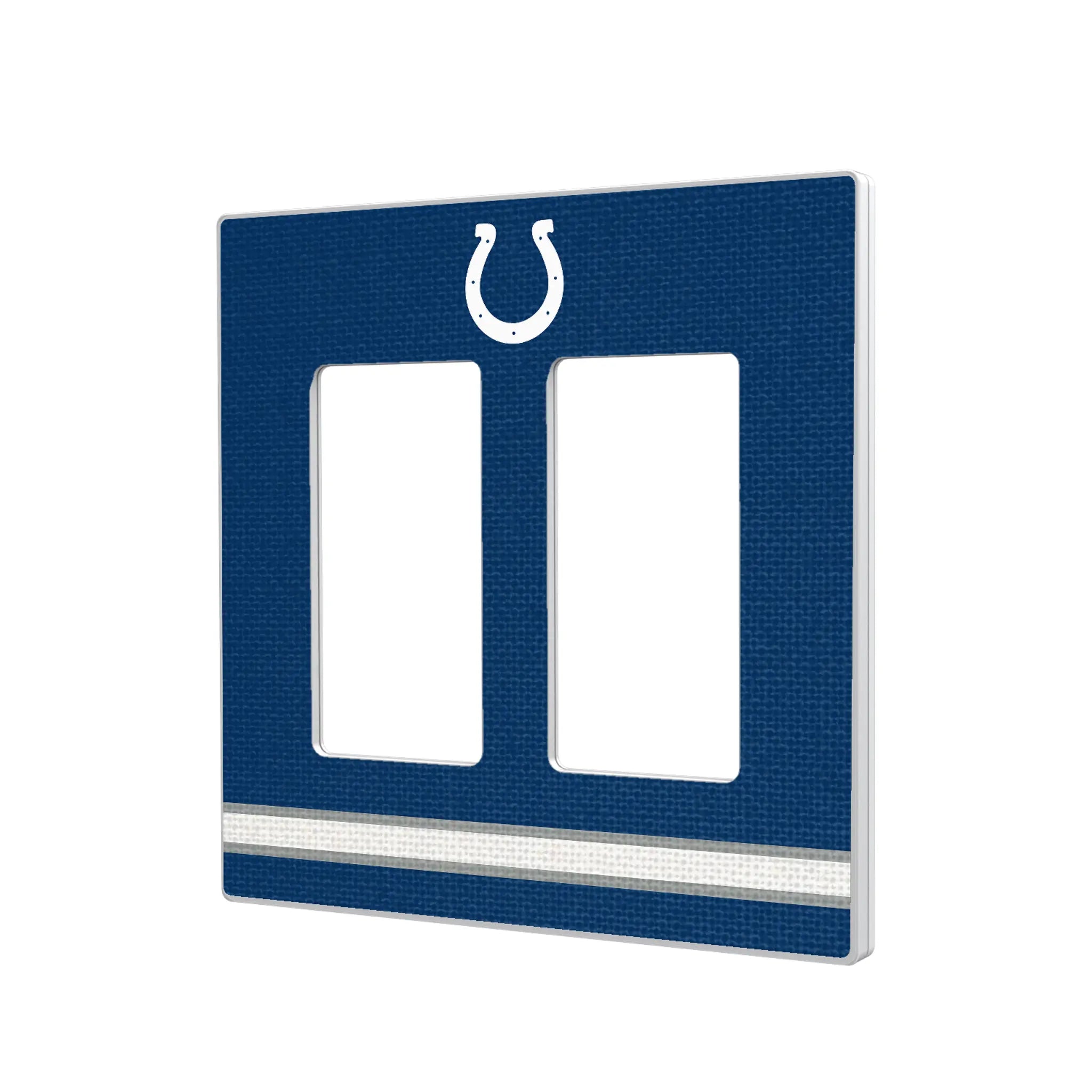 Indianapolis Colts Stripe Hidden-Screw Light Switch Plate
