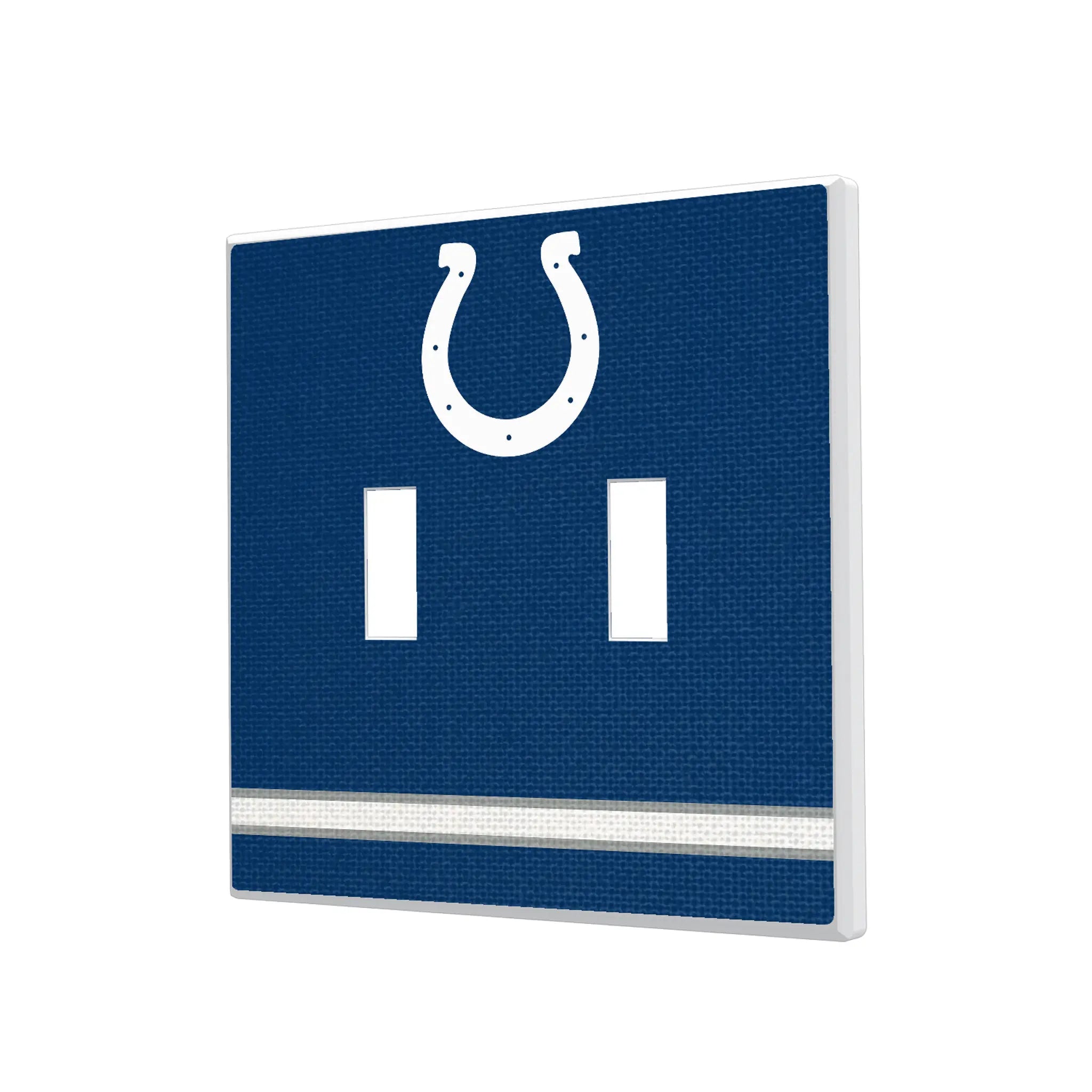Indianapolis Colts Stripe Hidden-Screw Light Switch Plate