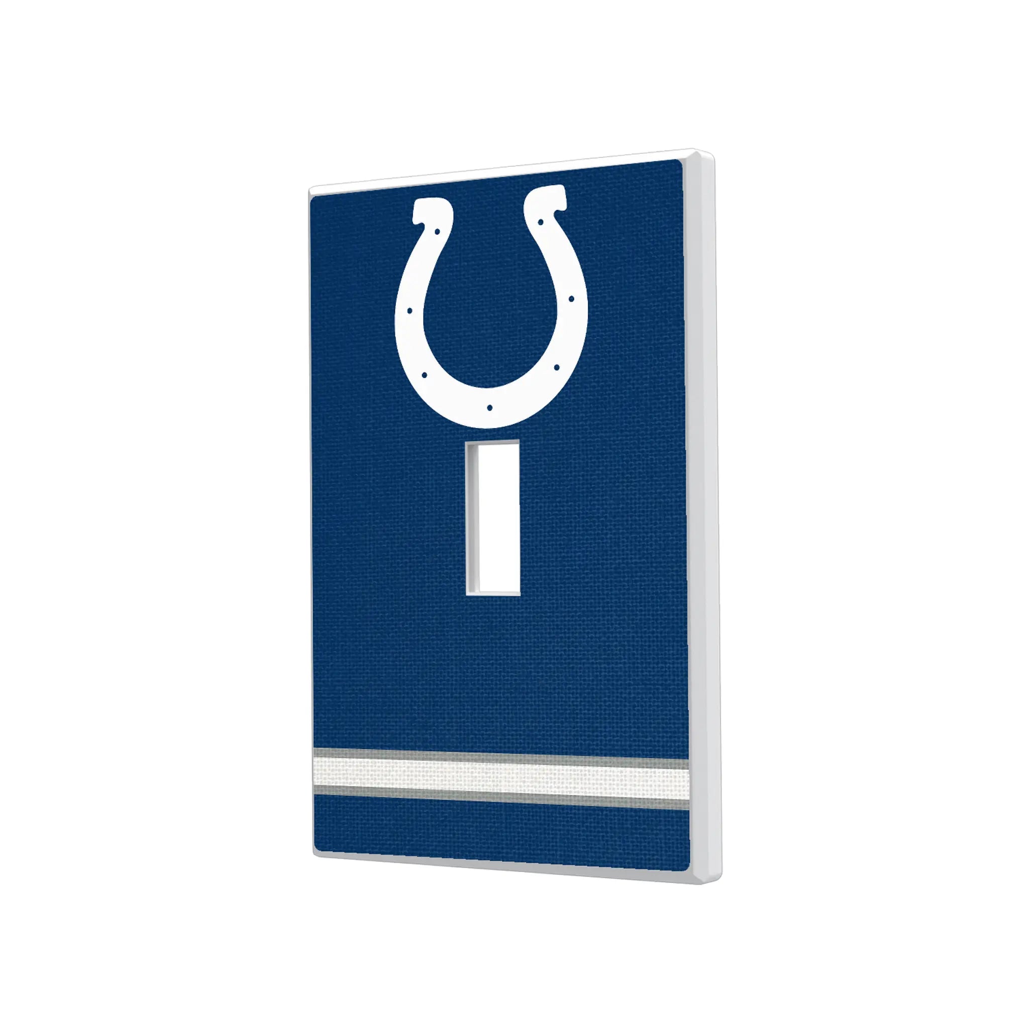 Indianapolis Colts Stripe Hidden-Screw Light Switch Plate